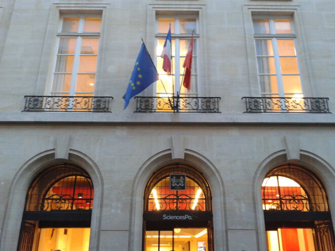 La façade de l'Institut d'études politiques de Paris (©JL) La façade de l'Institut d'études politiques de Paris (©JL)